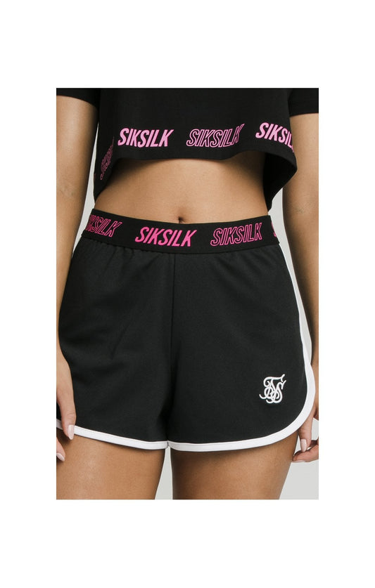 SikSilk Tape Runner Shorts - Black