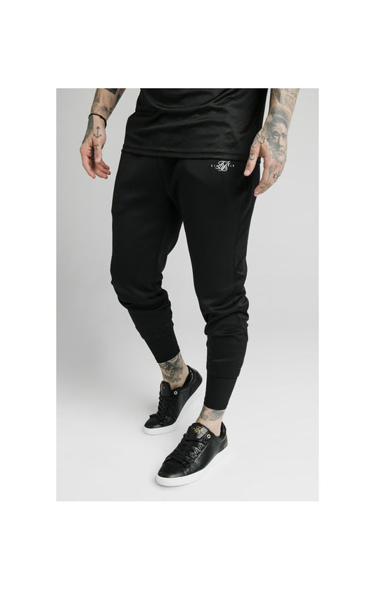 SikSilk Tranquil Dual Cuff Pants - Black & Grey