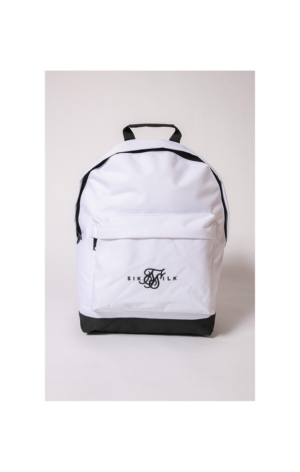 Laad de afbeelding in de Galerij viewer, SikSilk Dual Logo Backpack - White &amp; Black