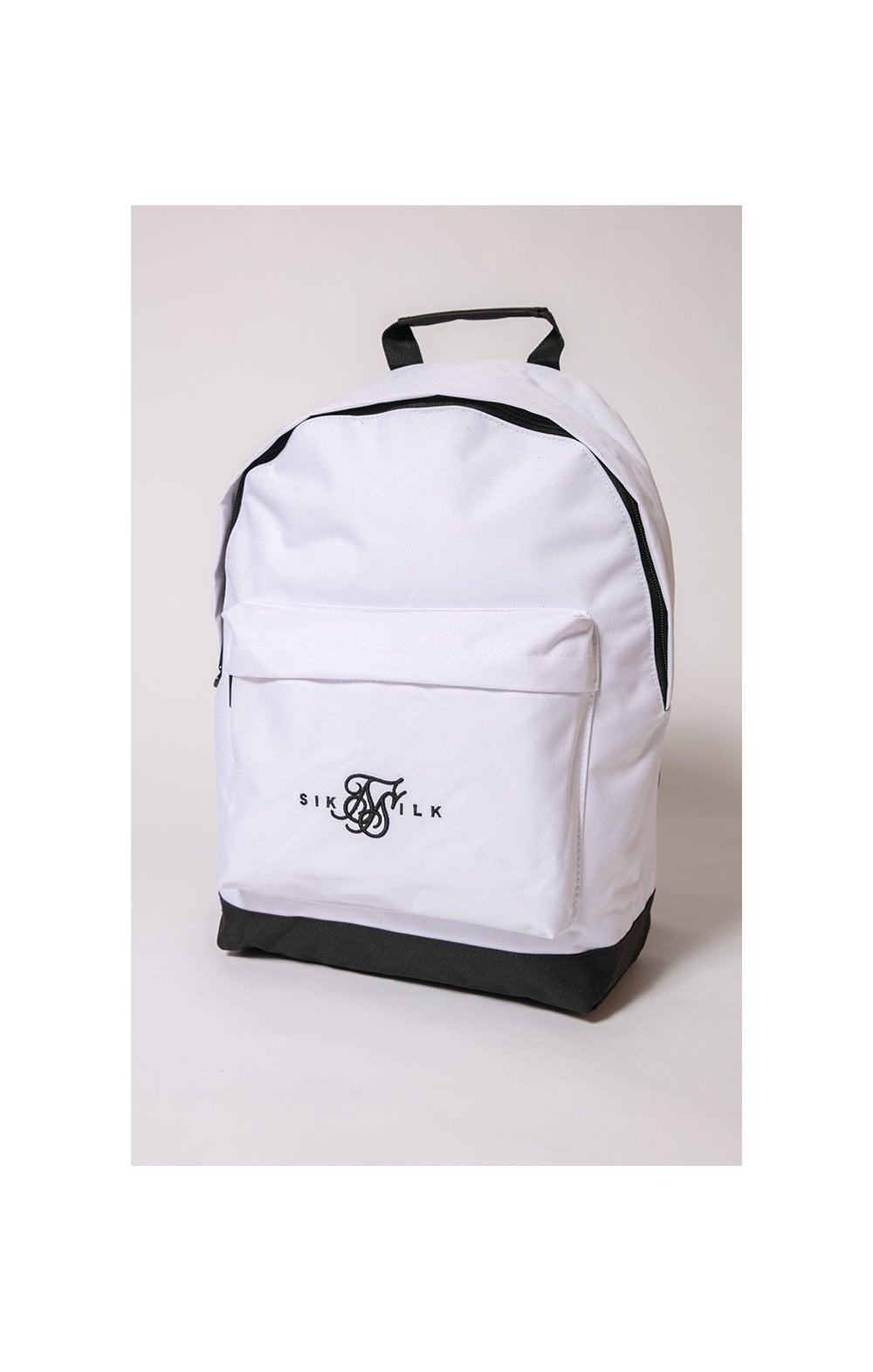Laad de afbeelding in de Galerij viewer, SikSilk Dual Logo Backpack - White &amp; Black (2)