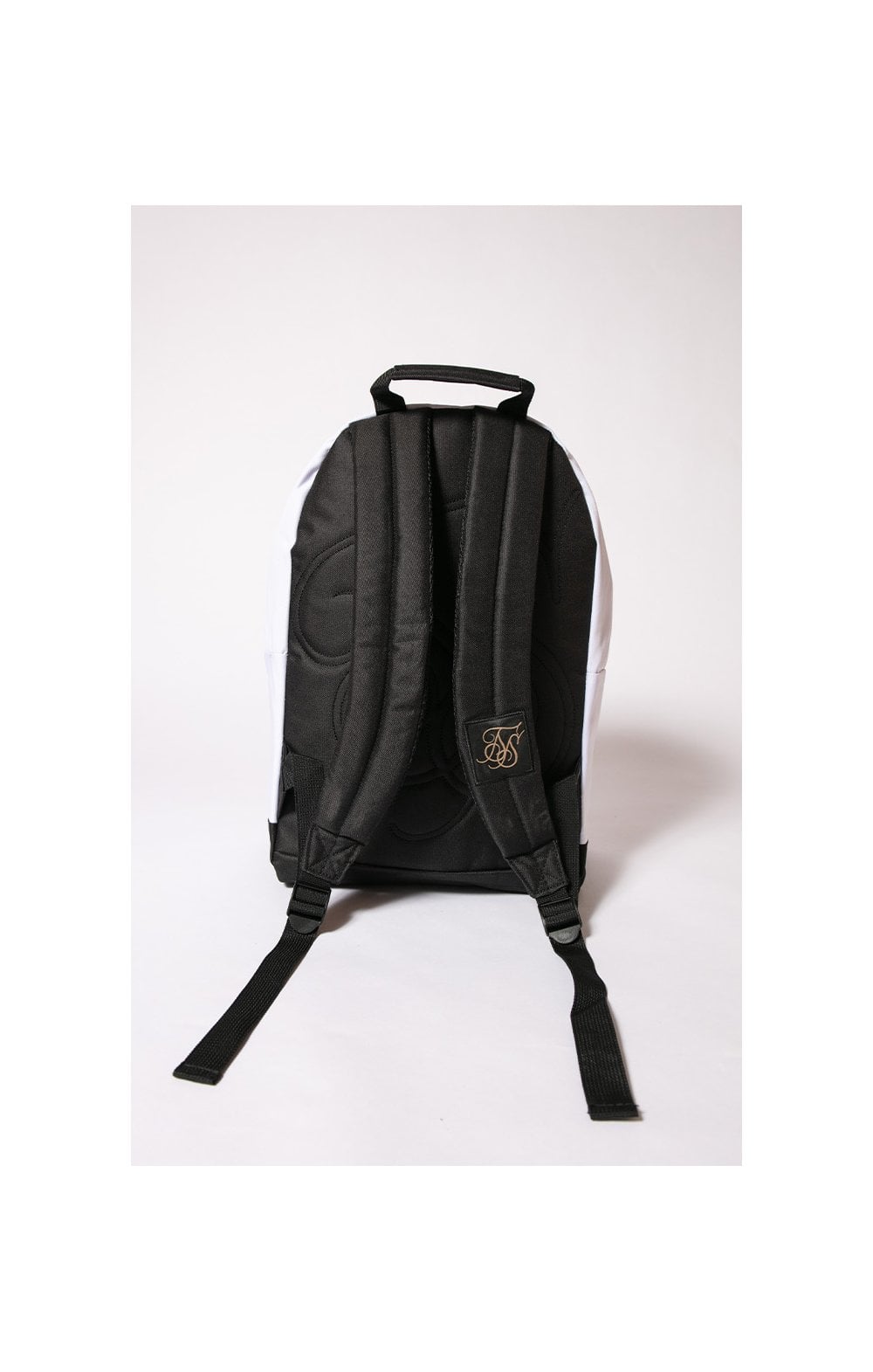 Laad de afbeelding in de Galerij viewer, SikSilk Dual Logo Backpack - White &amp; Black (3)