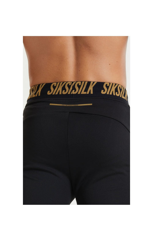 SikSilk Performance Agility Pants - Black & Gold