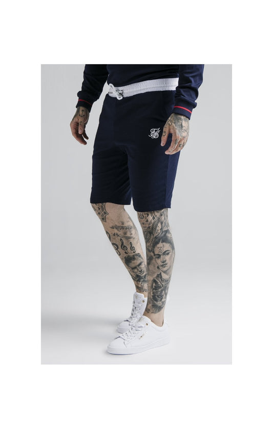 SikSilk Retro Sport Shorts - Navy