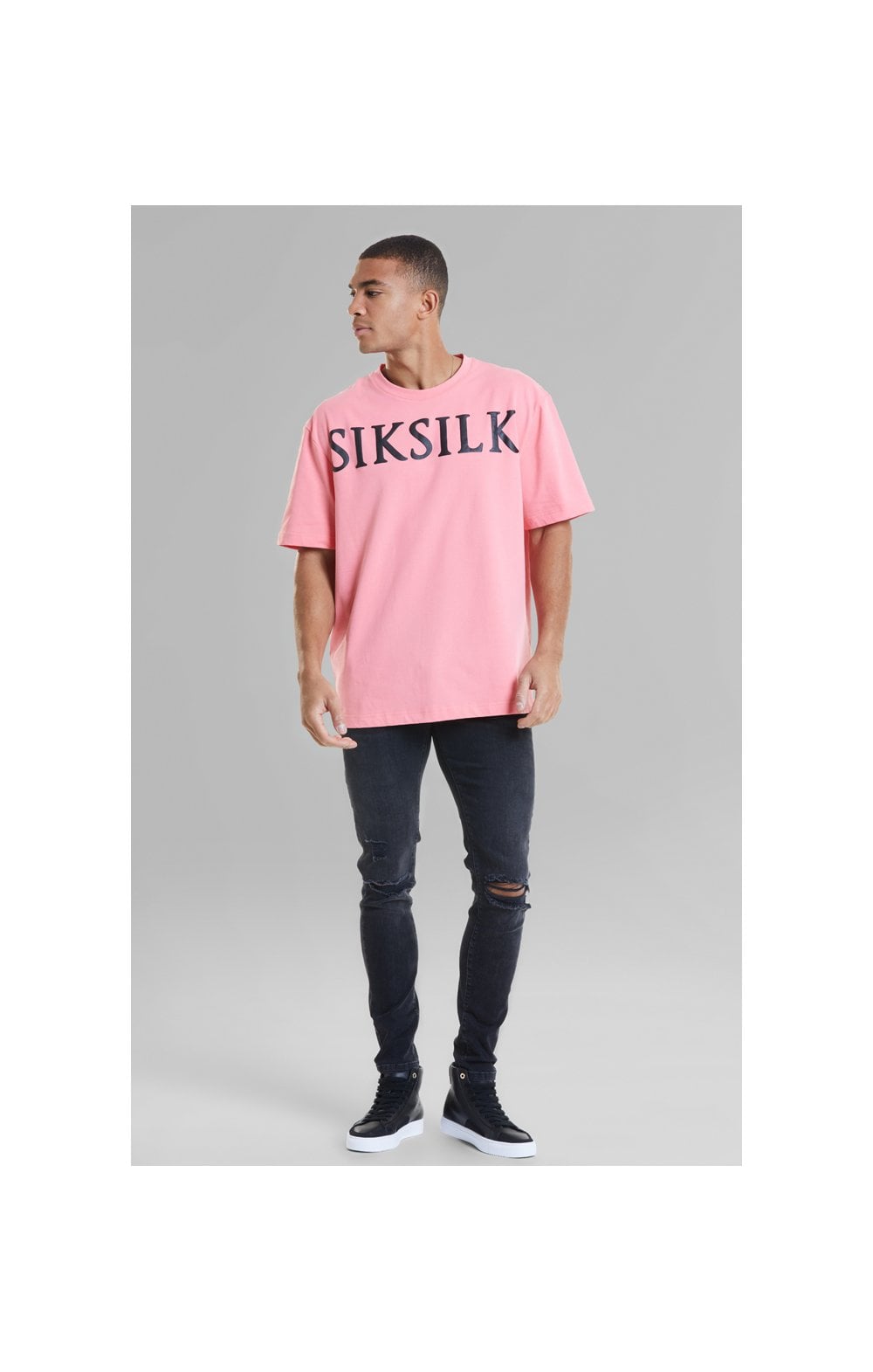 Cargar imagen en el visor de la galería, Pink Relaxed Fit T-Shirt (2)