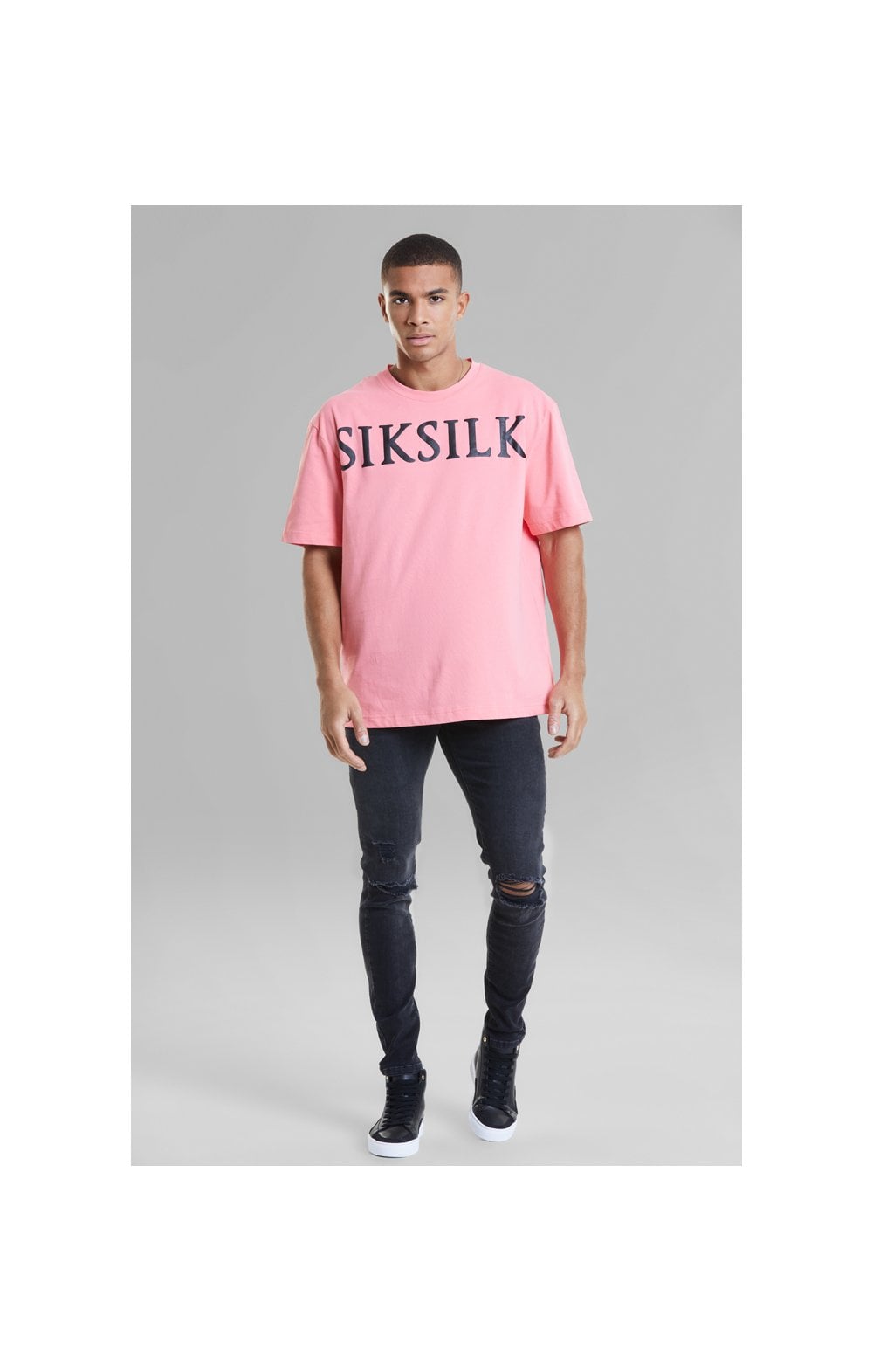 Cargar imagen en el visor de la galería, Pink Relaxed Fit T-Shirt (4)