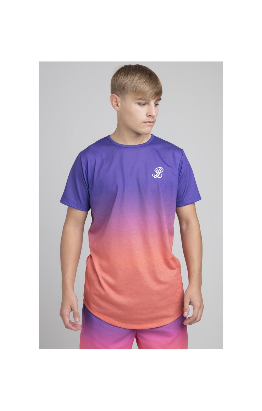 Cargar imagen en el visor de la galería, Boys Illusive Purple Fade T-Shirt