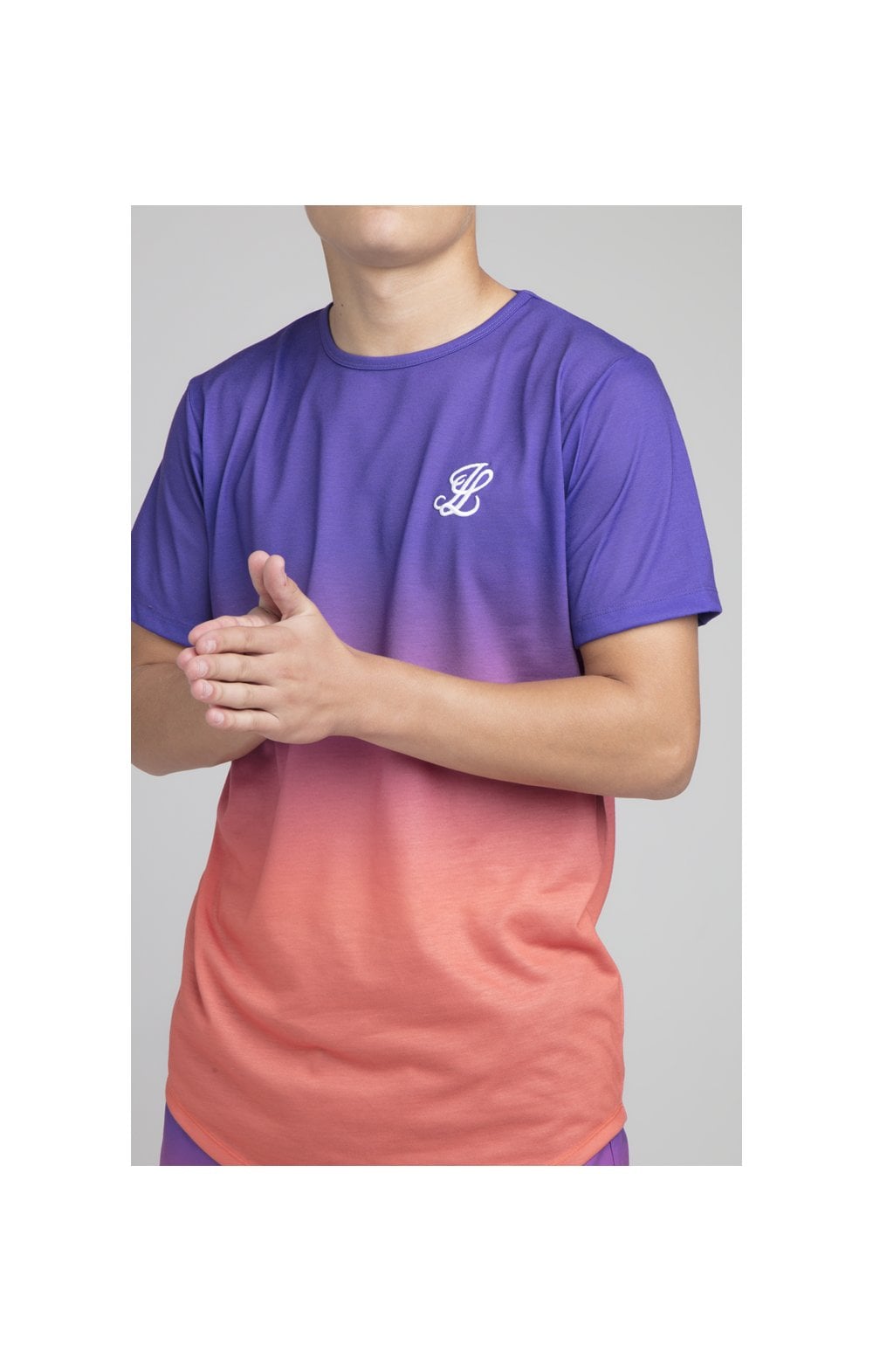 Cargar imagen en el visor de la galería, Boys Illusive Purple Fade T-Shirt (1)