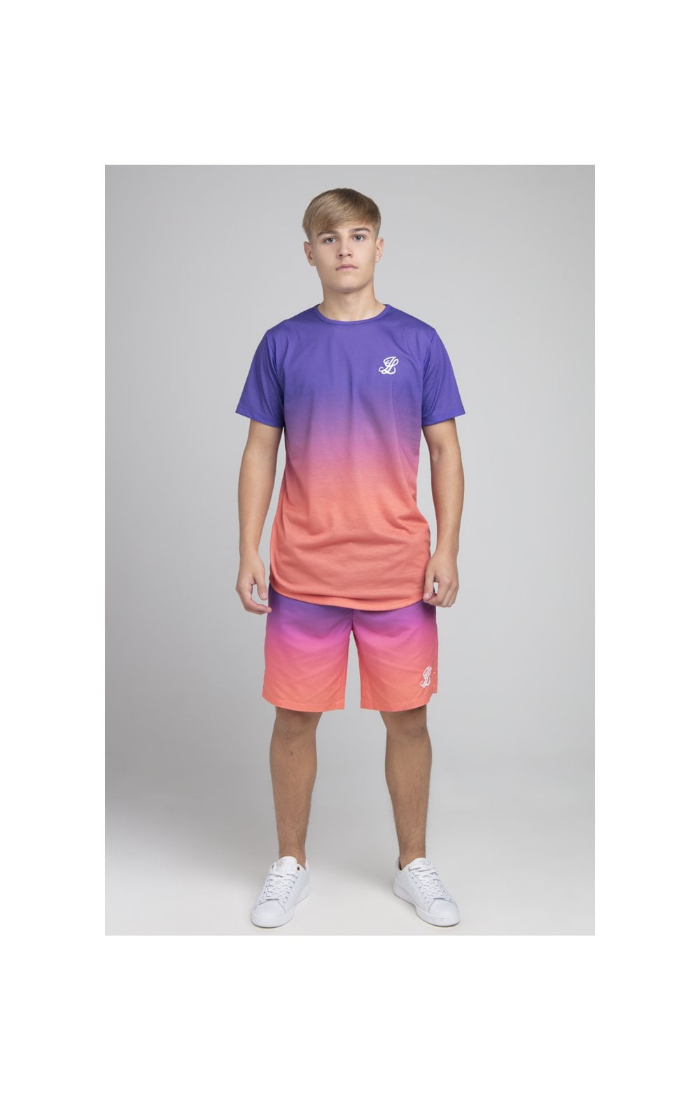 Cargar imagen en el visor de la galería, Boys Illusive Purple Fade T-Shirt (2)