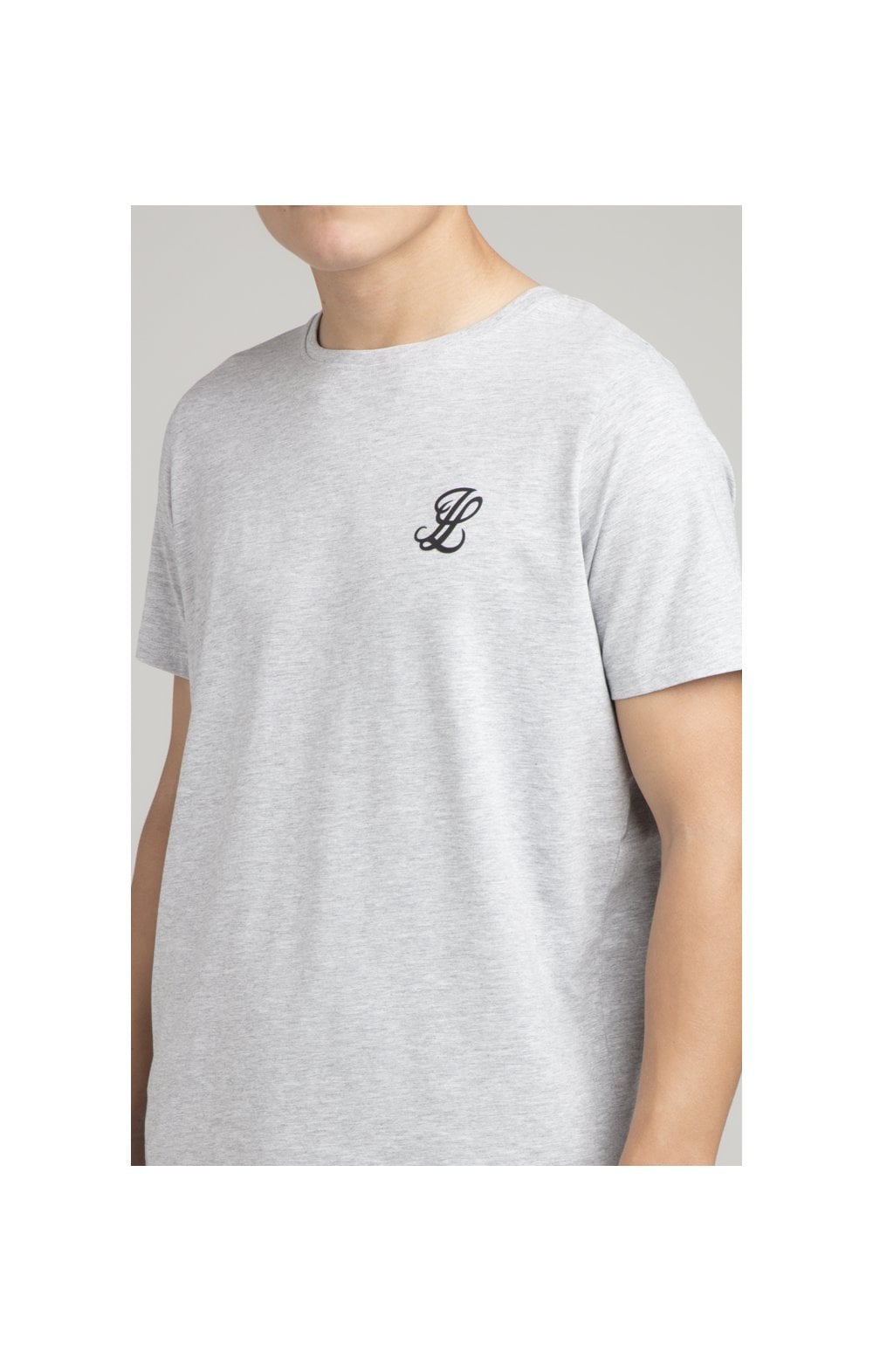 Cargar imagen en el visor de la galería, Boys Illusive Grey Marl T-Shirt And Short Twin Set (2)