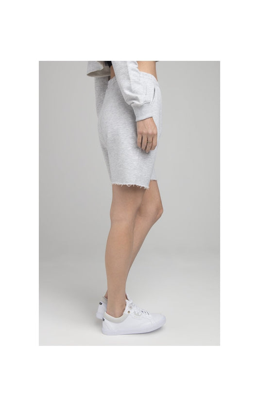SikSilk Jogger Shorts - Grey Marl