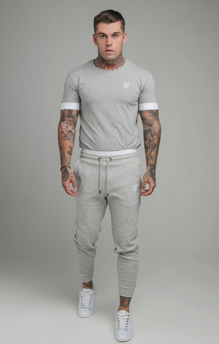 Cargar imagen en el visor de la galería, Grey Elastic Cuff T-Shirt (3)