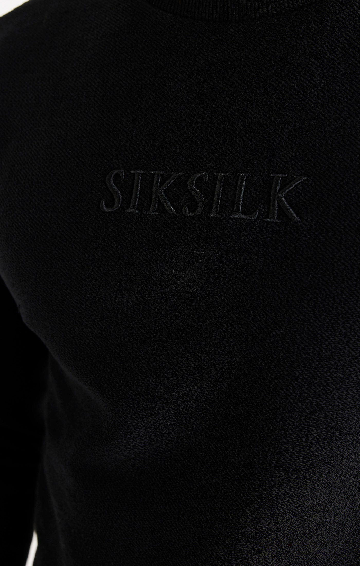 Cargar imagen en el visor de la galería, Black Embroidered Sweatshirt (1)