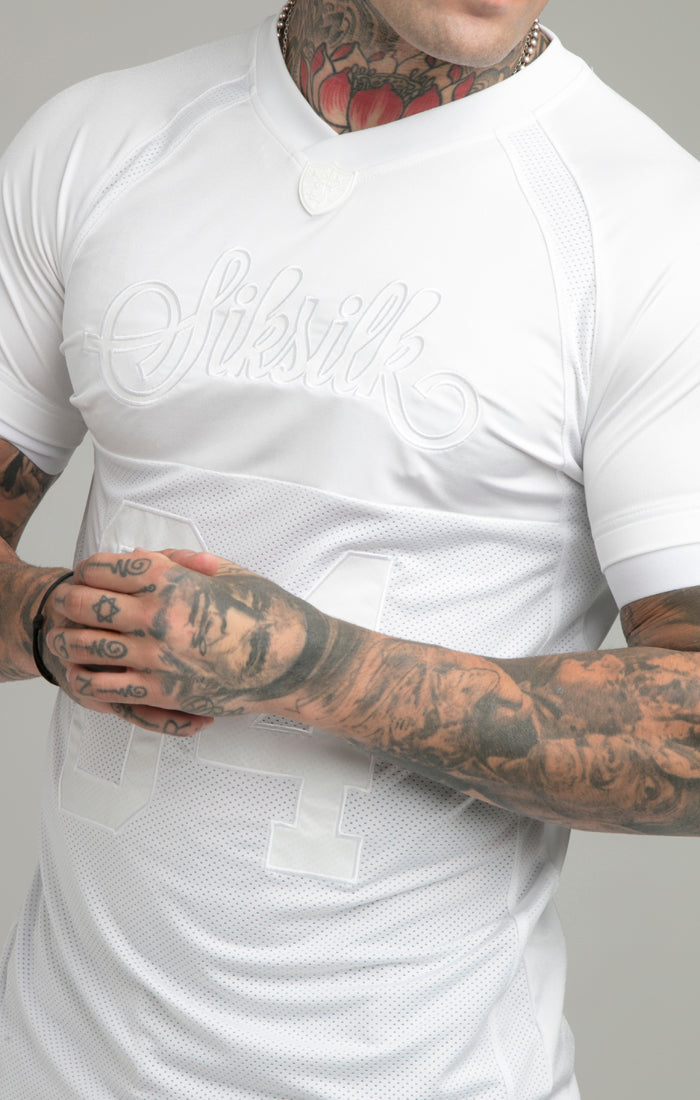 Cargar imagen en el visor de la galería, White Stretch Sports T-Shirt (4)