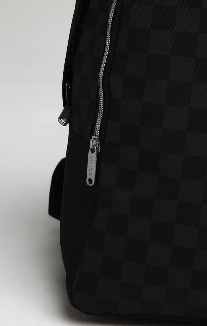 Laad de afbeelding in de Galerij viewer, SikSilk Core Check Backpack - Black (1)