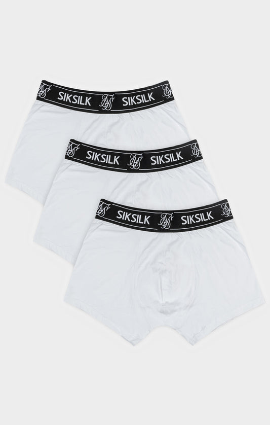 White Pack Of 3 Boxers