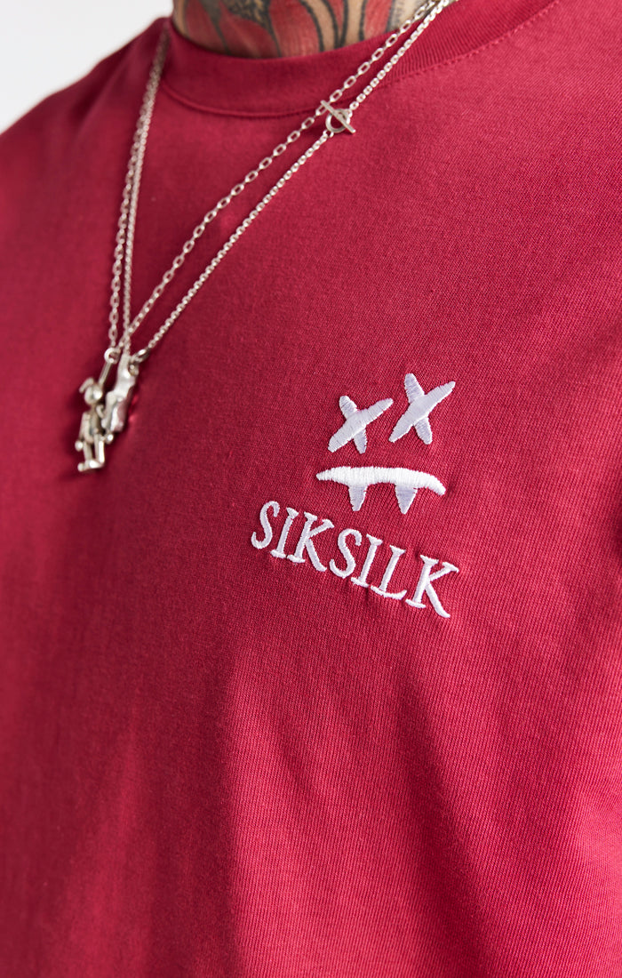 Cargar imagen en el visor de la galería, SikSilk X Steve Aoki Oversized Tee - Pink (2)