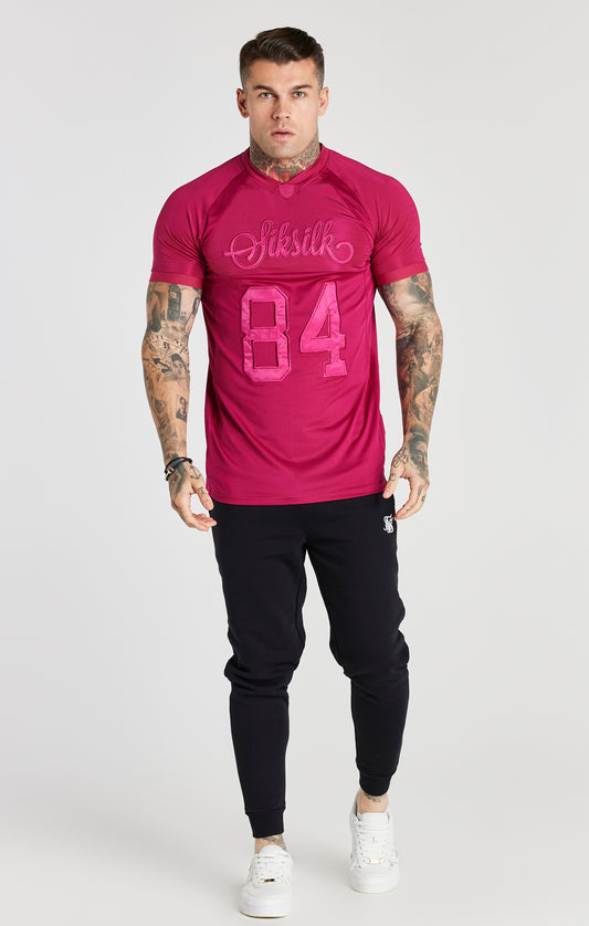 Camiseta deportiva elástica SikSilk - Rosa