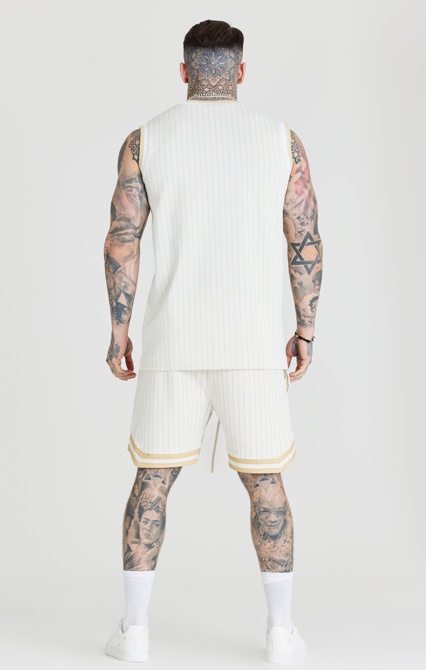 Cargar imagen en el visor de la galería, Ecru Retro Classic Basketball Vest (4)