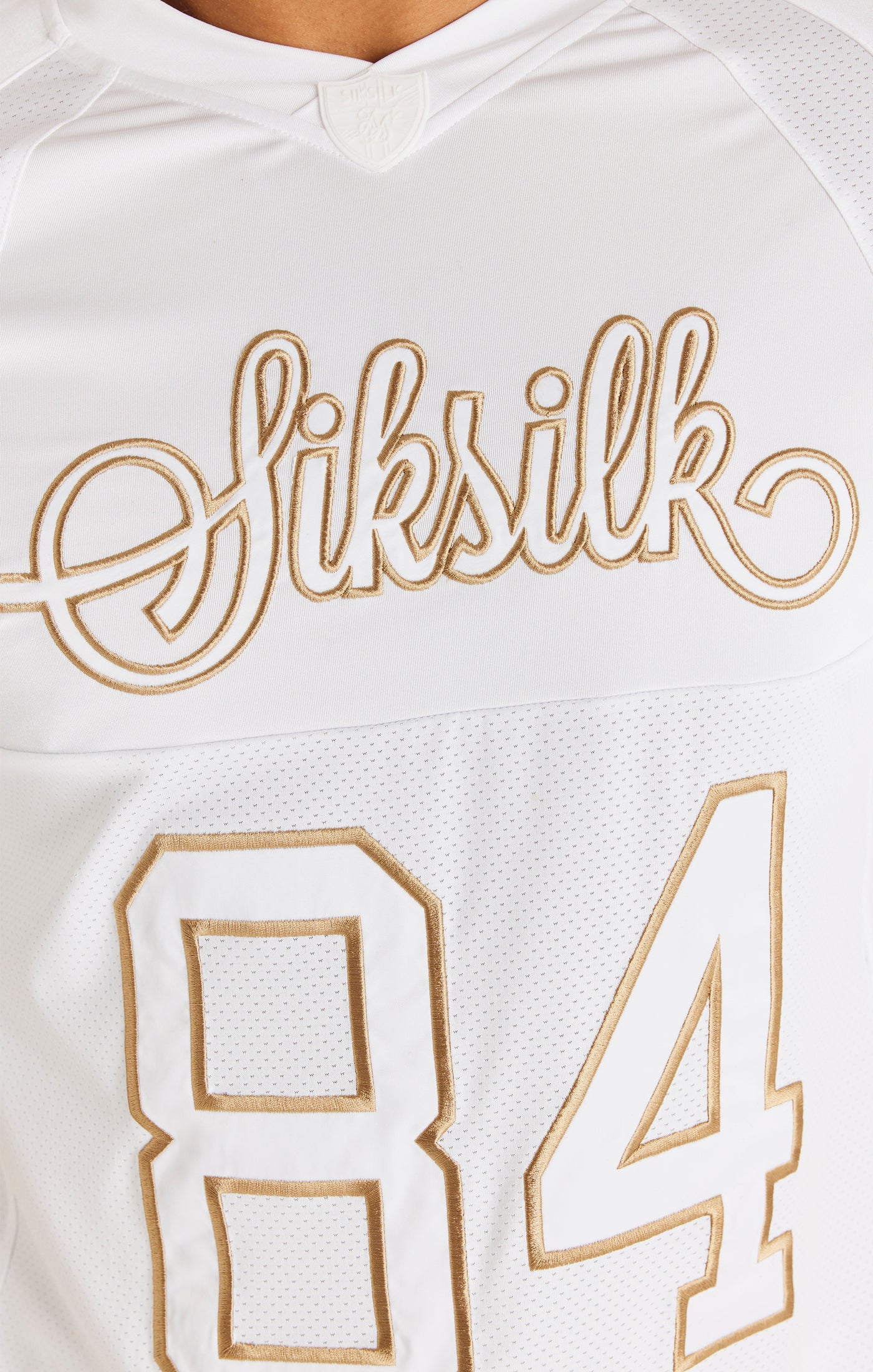 Cargar imagen en el visor de la galería, Camiseta técnica de deporte SikSilk Retro de manga corta - Blanco (1)