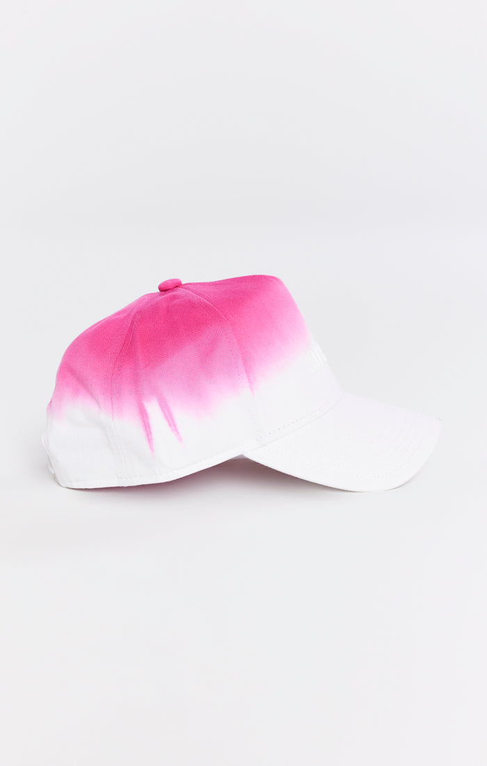 Cargar imagen en el visor de la galería, Gorra trucker SikSilk de algodón con degradado - Rosa y blanco (2)