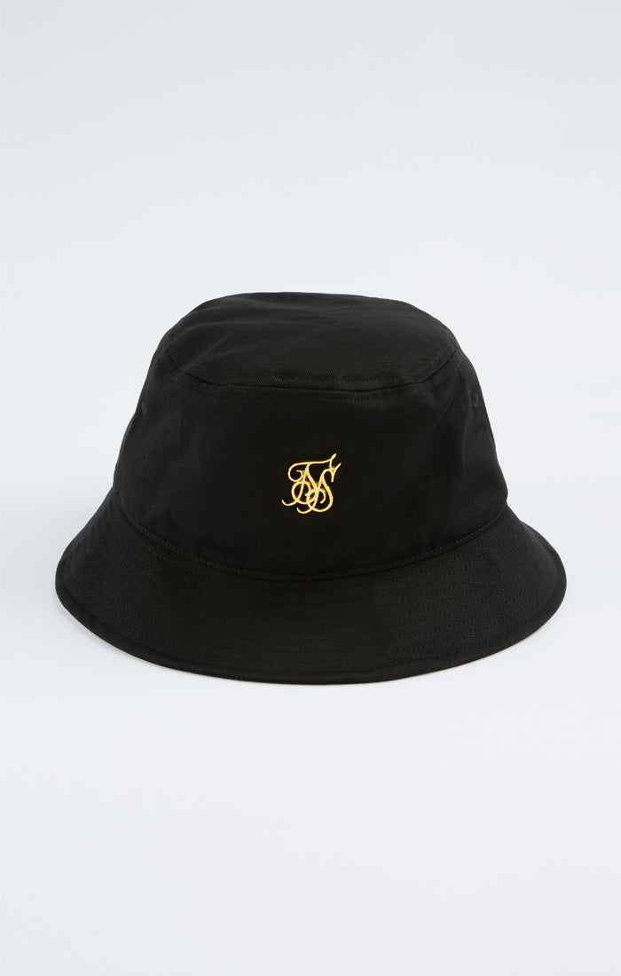 Cargar imagen en el visor de la galería, Black Embossed Logo Bucket Hat