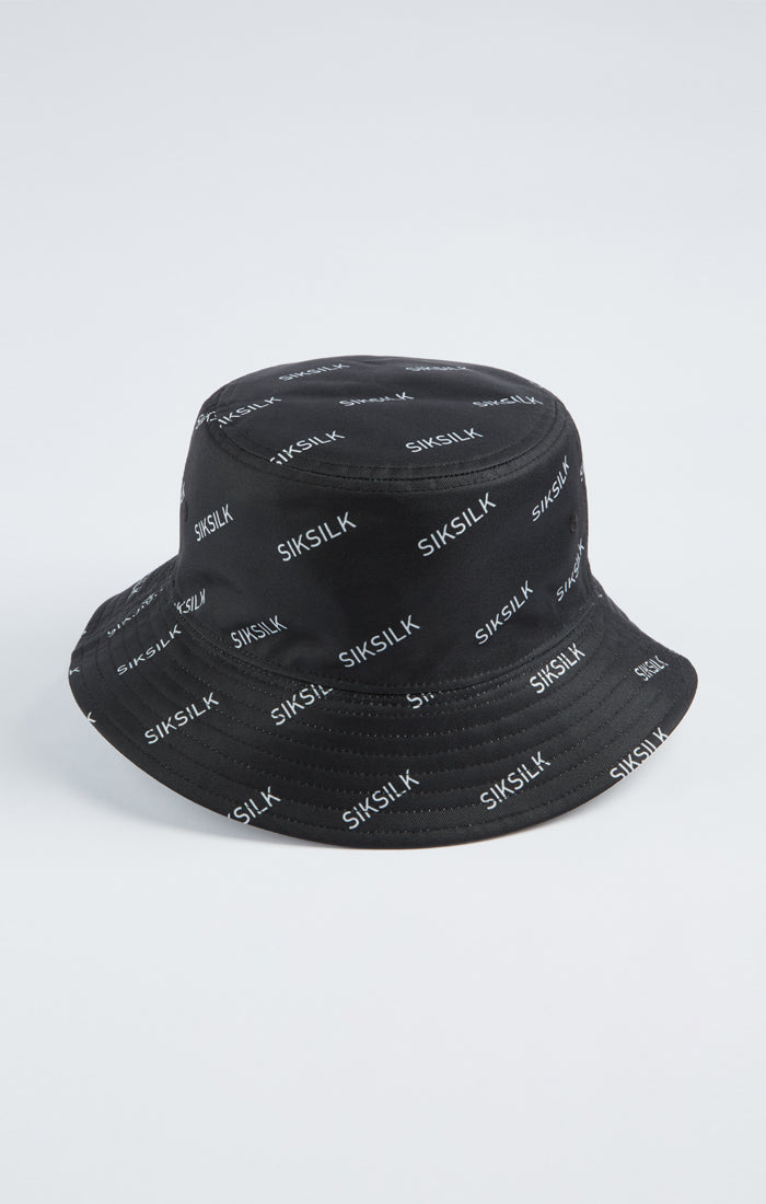 Cargar imagen en el visor de la galería, Black Reverse Aop Bucket Hat (1)