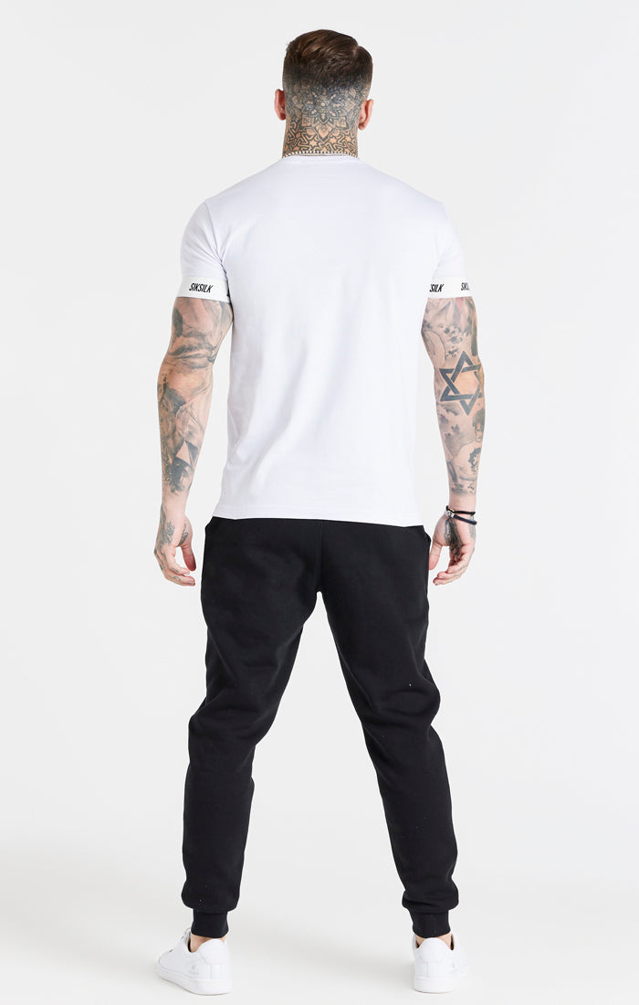 Cargar imagen en el visor de la galería, Camiseta técnica SikSilk con dobladillo recto - Blanco (4)