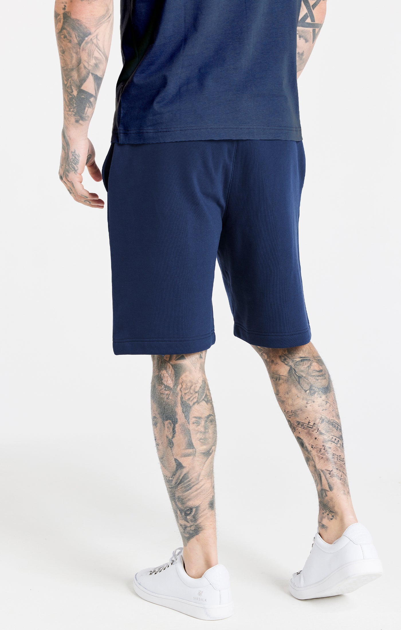 Cargar imagen en el visor de la galería, Pantalones cortos SikSilk Core - Azul marino (2)
