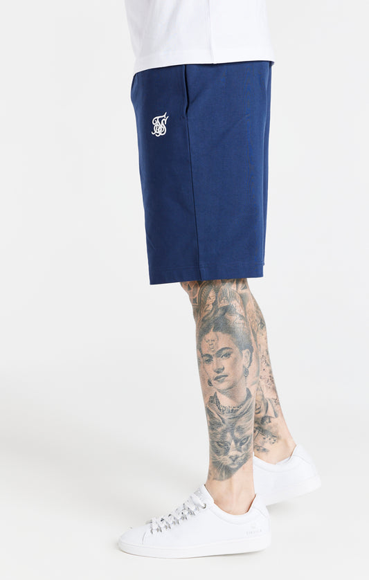 Pantalones cortos de jersey SikSilk Core - Azul marino