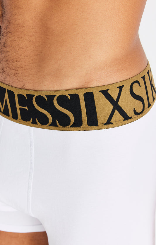 Paquete de 3 boxers Messi X SikSilk - Negro, blanco y gris jaspeado