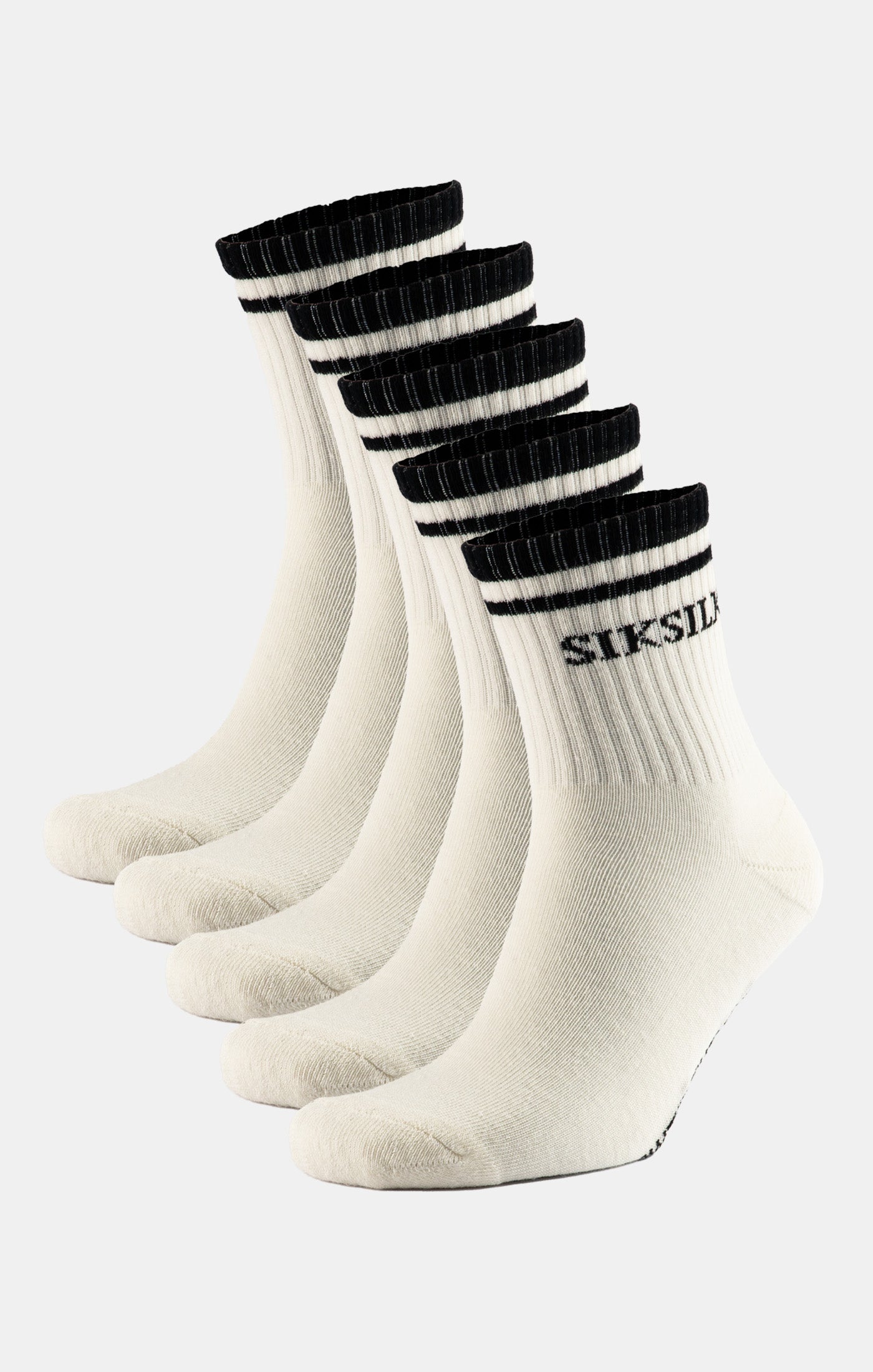 Cargar imagen en el visor de la galería, Pack de 5 pares de calcetines SikSilk - Crudo (3)
