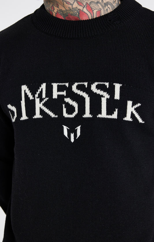 Jersey de punto Messi X SikSilk Division - Negro