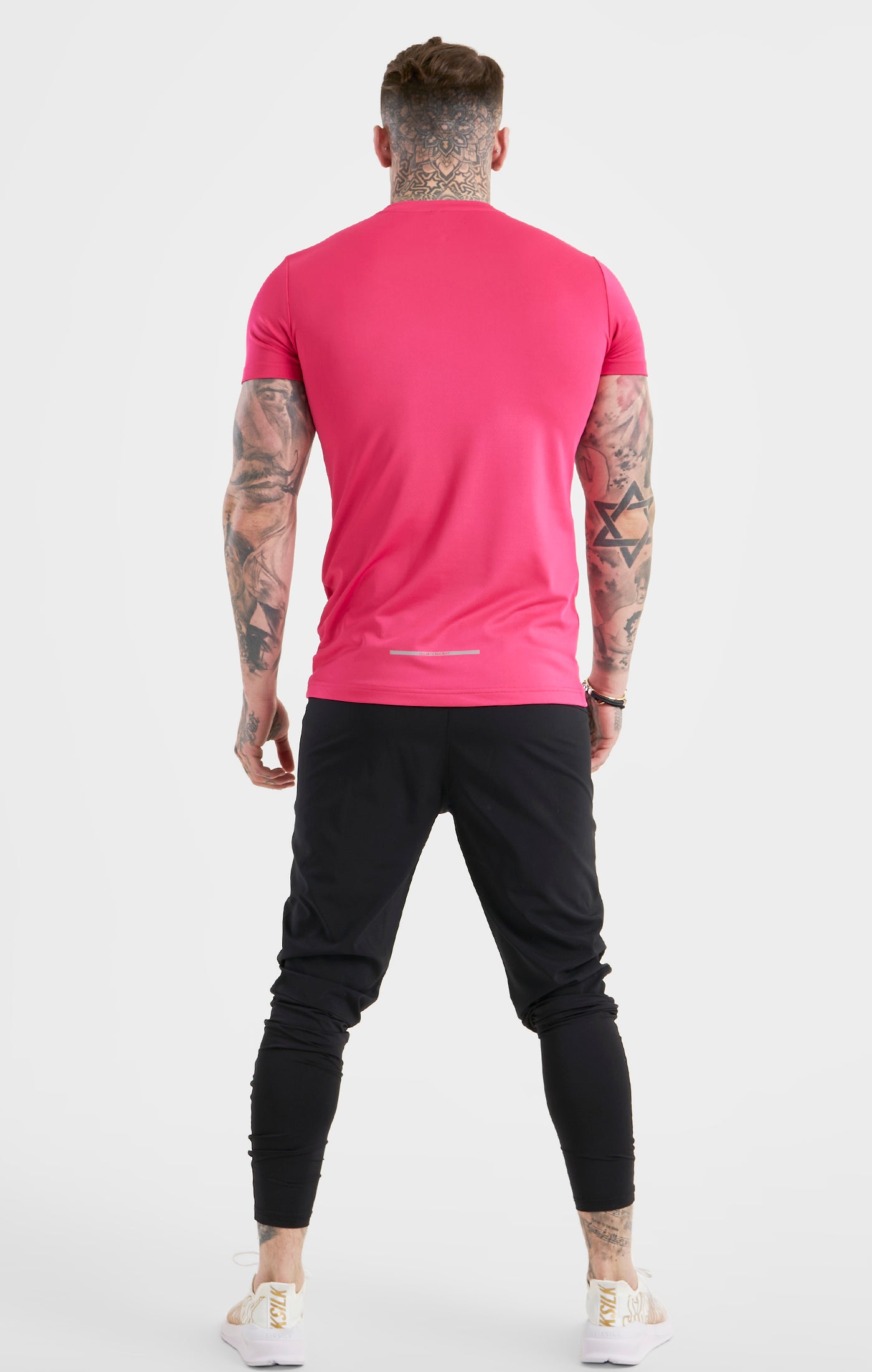 Cargar imagen en el visor de la galería, Pink Sports Poly T-Shirt (4)