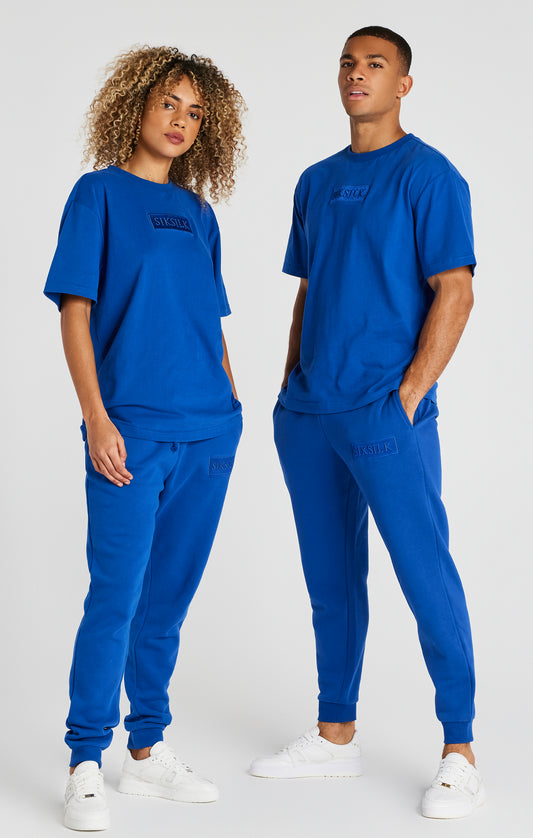 Joggers holgados SikSilk con tobillo ajustado - Azul