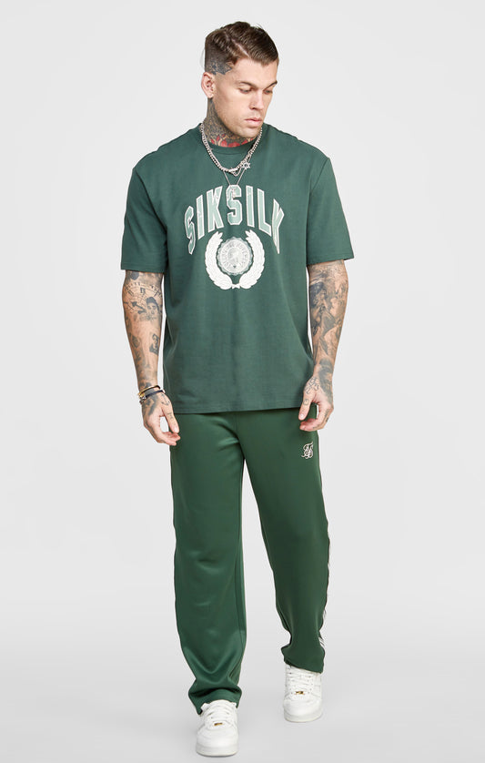 Camiseta Verde Extragrande Con Gráfico