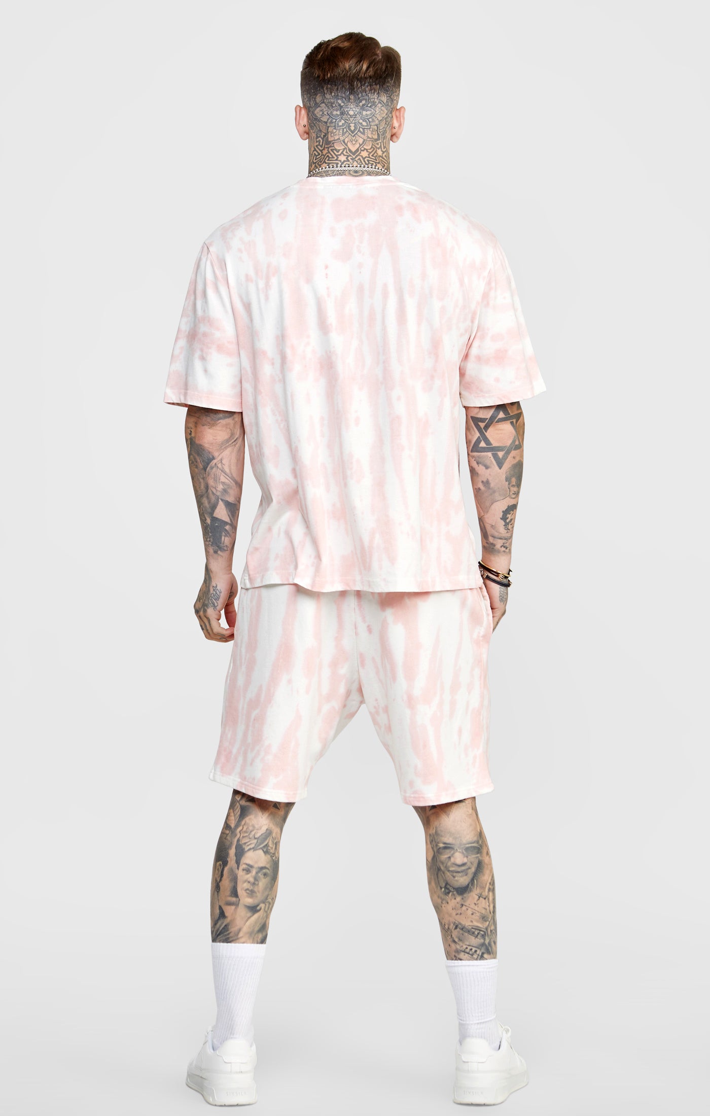 Cargar imagen en el visor de la galería, Pink Tie Dye Oversized T-Shirt (4)
