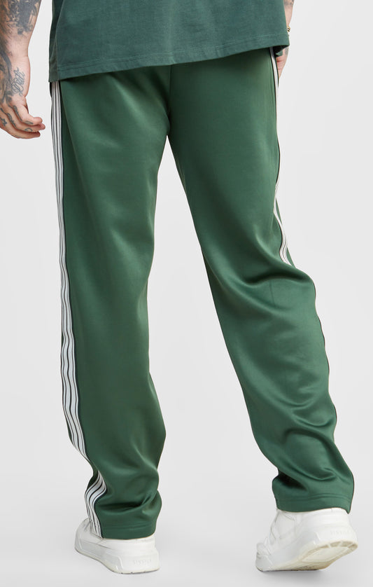 Pantalón de Chándal Elegante de Pierna Recta Verde