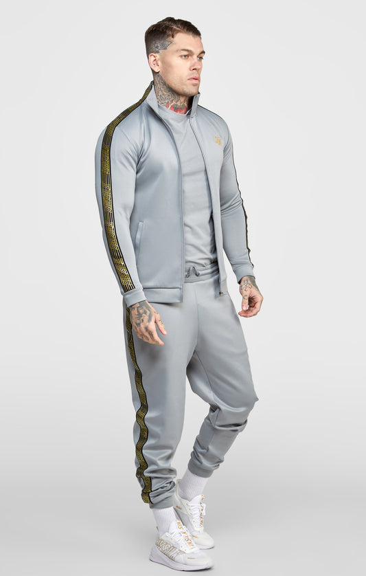 Grey Taped Track Top