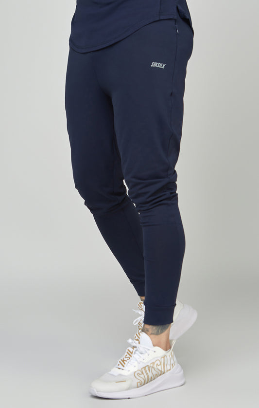 Navy Sports Muscle Fit Track Pant
