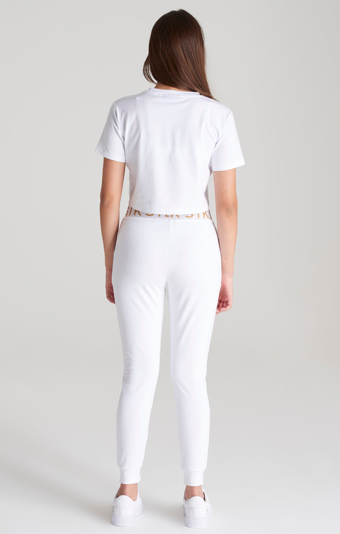 Laad de afbeelding in de Galerij viewer, Camiseta corta SikSilk Basic - Blanco (5)