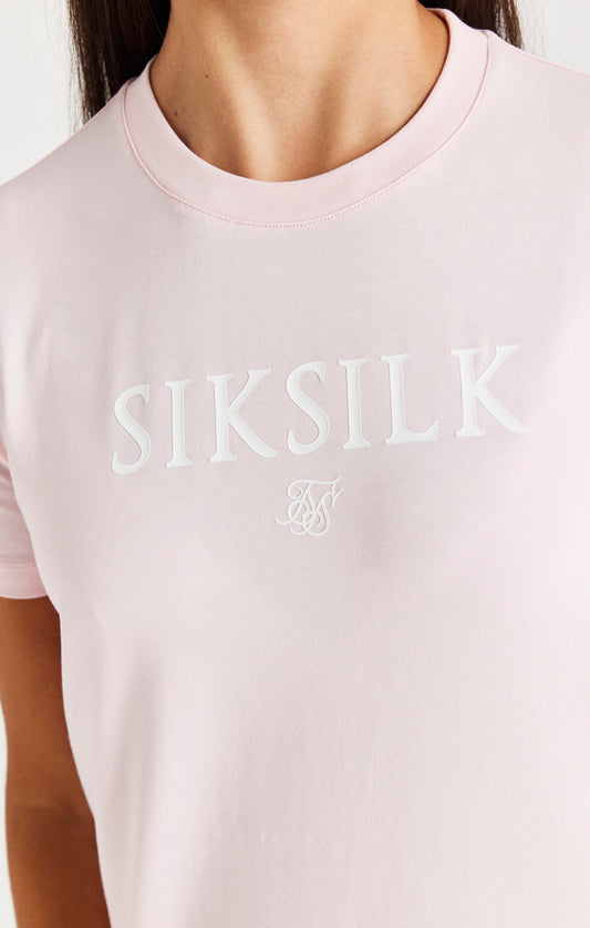 Camiseta SikSilk con la marca - Rosa