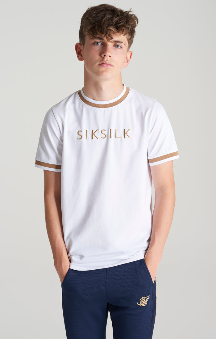 Cargar imagen en el visor de la galería, Camiseta SikSilk Platinum - Blanco