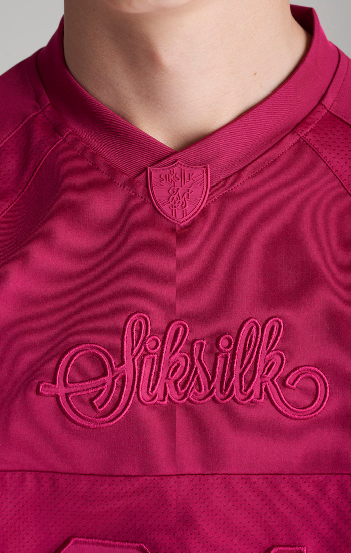 Cargar imagen en el visor de la galería, Camiseta deportiva SikSilk Retro - Rosa (2)