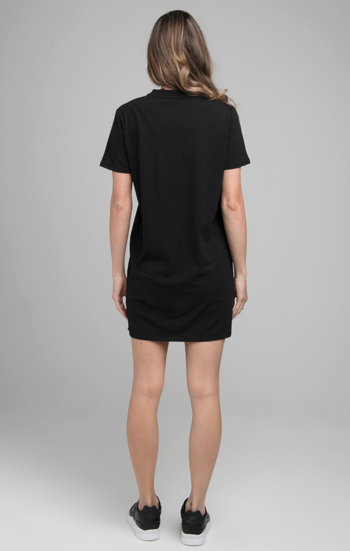 Cargar imagen en el visor de la galería, SikSilk Intensity T-Shirt Dress - Black (5)