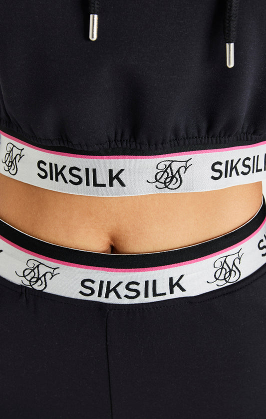 Pantalón de chándal SikSilk Elettra - Negro