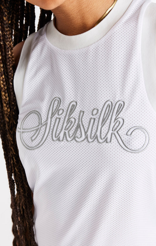Vestido de Baloncesto SikSilk - Blanco