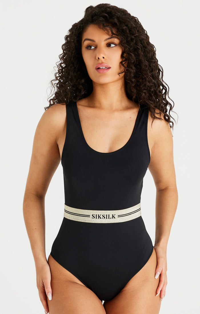 Cargar imagen en el visor de la galería, SikSilk Supremacy Swimsuit - Black