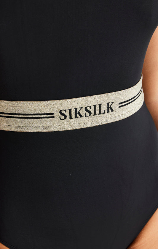 SikSilk Supremacy Swimsuit - Black