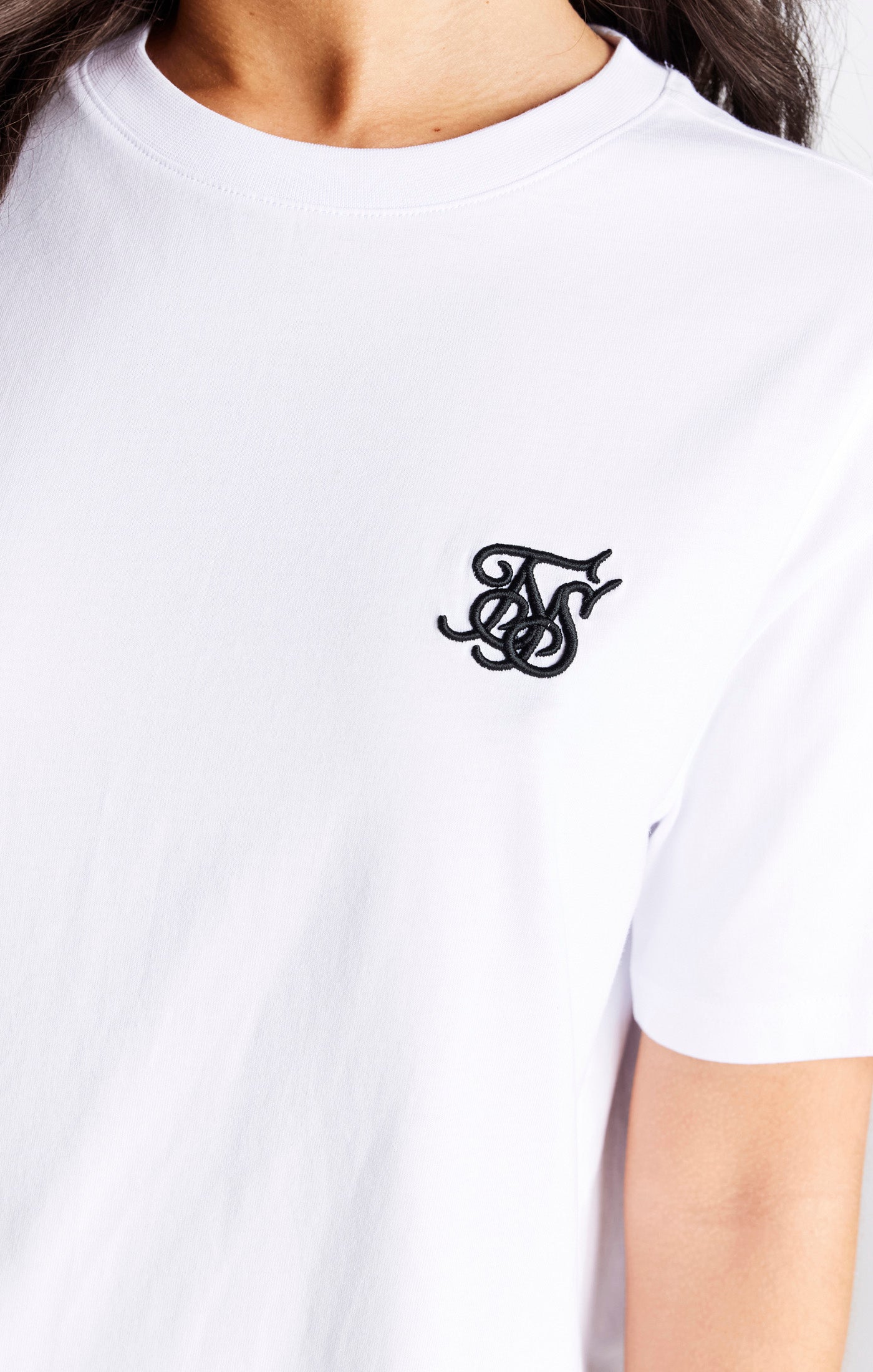 Cargar imagen en el visor de la galería, Camiseta boyfriend SikSilk - Blanco (1)