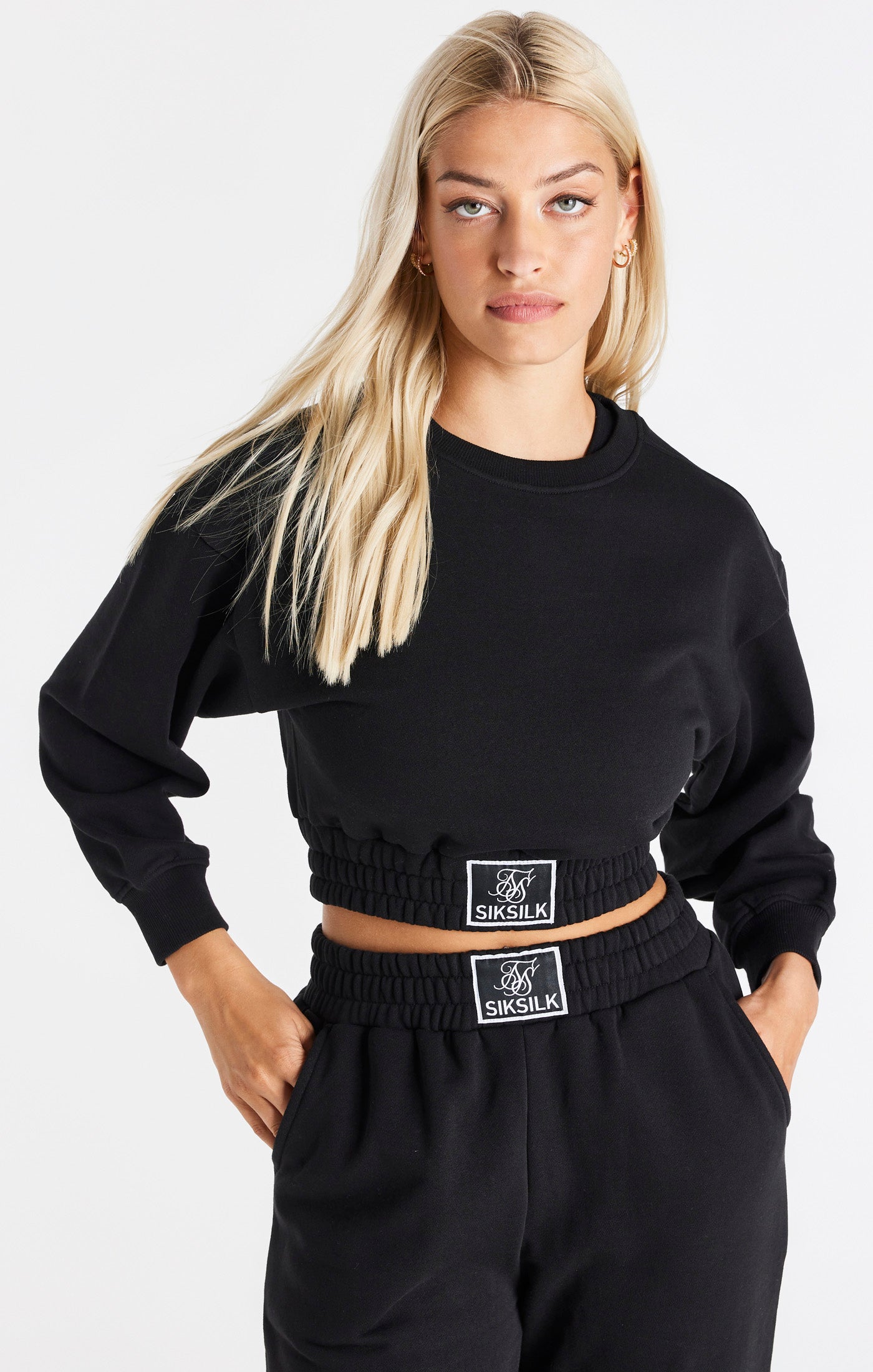 Cargar imagen en el visor de la galería, SikSilk Essential Sweater - Black